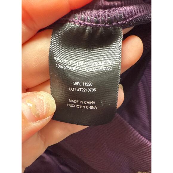 32 degrees maroon jogger tech fleece sweatpants womens small workout athleisure - Picture 5 of 9